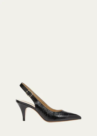 KHAITE RIVER LEATHER SLINGBACK PUMPS