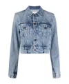 Khaite The Rizzo Denim Jacket In Blue