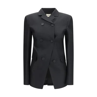 Khaite Rolo Blazer In Black