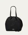 Khaite Rory Nylon Drawstring Bucket Bag