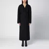 Khaite Roth Black Coat In Black