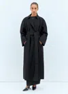 Khaite Roth Coat In Black