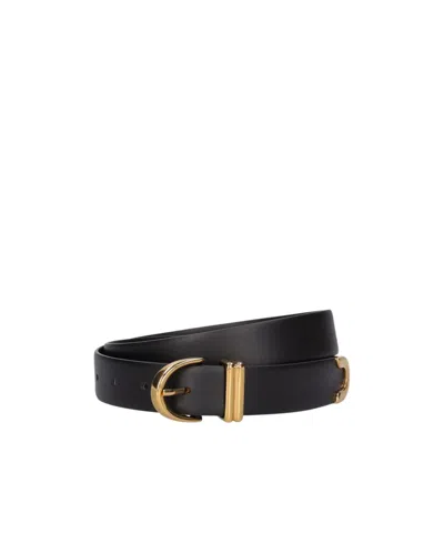 Khaite Round-head Belt In Black