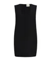 Khaite Round Neck Dress In Black