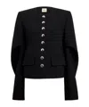 Khaite Black Darlman Jacket In Black