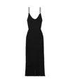 Khaite Round-neck Jersey Dress In Black