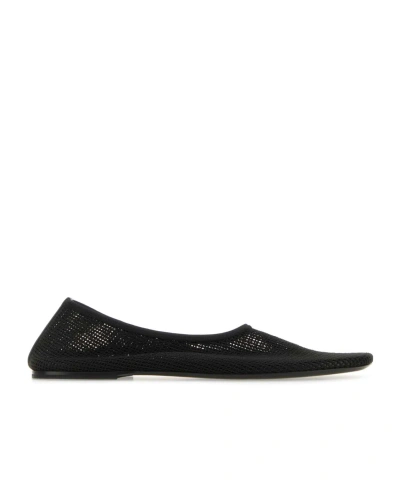 Khaite Maiden Leather Ballet Flat In Black