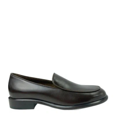 Khaite Round-toe Loafers In Black