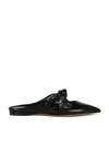 Khaite The Rowan Flat Mules In Black