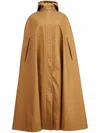 KHAITE ROYGEN CAPE IN KHAKI