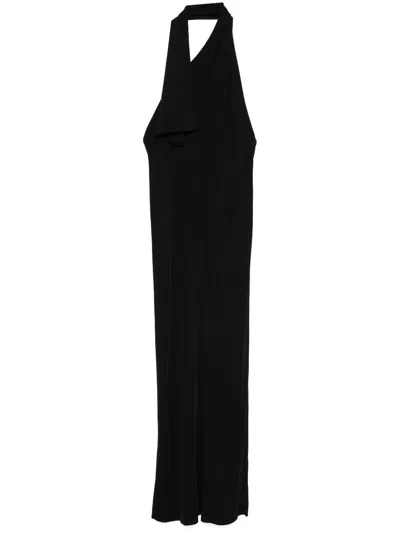 KHAITE BLACK ROZA DRESS