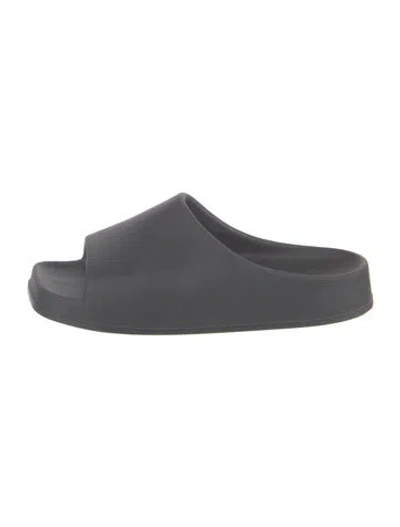 Pre-owned Khaite Rubber Slides In Grey