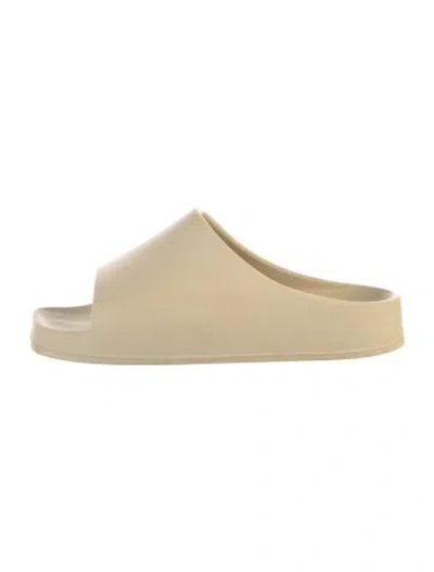 Pre-owned Khaite Rubber Slides In Neutral