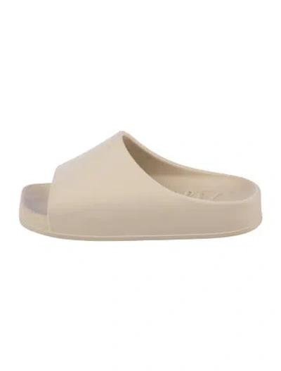 Pre-owned Khaite Rubber Slides In Neutral