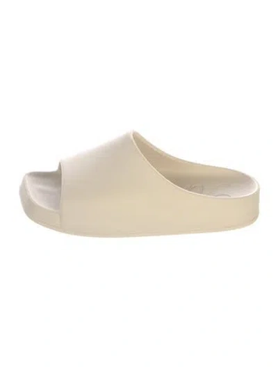 Pre-owned Khaite Rubber Slides In Neutrals