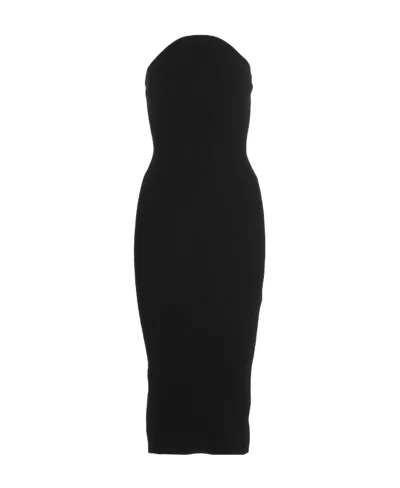 KHAITE KHAITE OFF-SHOULDER KNITTED DRESS
