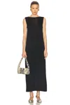 Khaite Ruslan Dress In Black