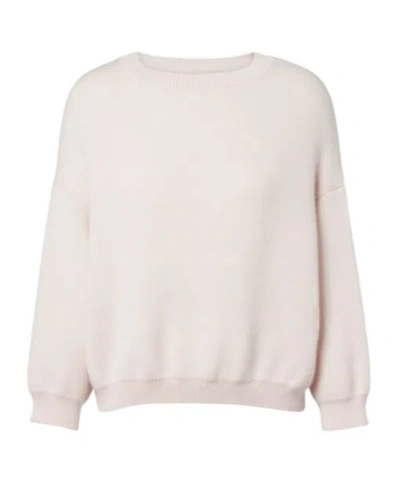 Khaite Sabina Cashmere And Mohair Sweater In White