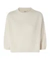 Khaite Sabina Cashmere Knitwear In Neutral