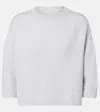 Khaite Margaux Cashmere Crewneck Sweater In White