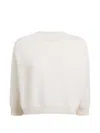 Khaite Margaux Cashmere Crewneck Sweater In Neutral