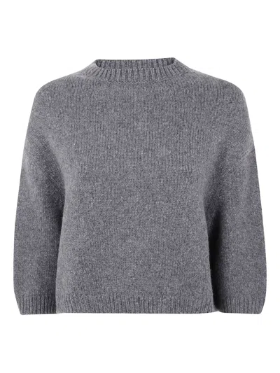 Khaite Sabina Sweater In Gray