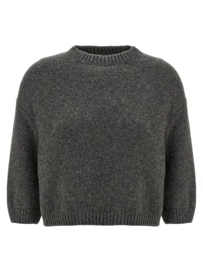 Khaite Sabina Sweater In Gray