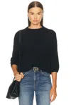Khaite Sabina Cashmere Sweater In Black