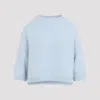 Khaite Sabina Cashmere Sweater In Blue