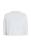 Khaite Margaux Cashmere Crewneck Sweater In White