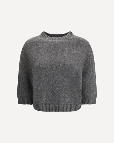 Khaite Sabina Sweater In Gray