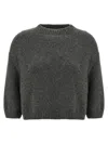Khaite Sabina Sweater In Gray