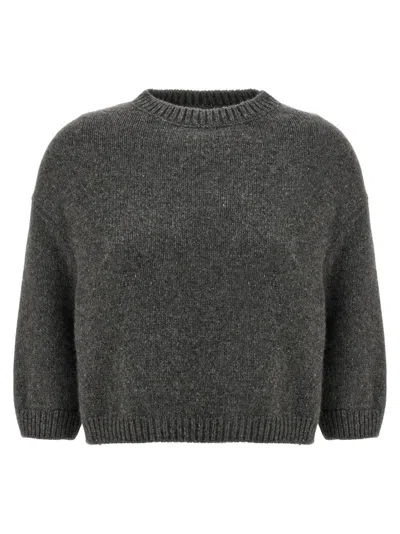 Khaite 'sabina' Sweater In Gray