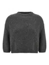 Khaite Sabina Sweater In Gray