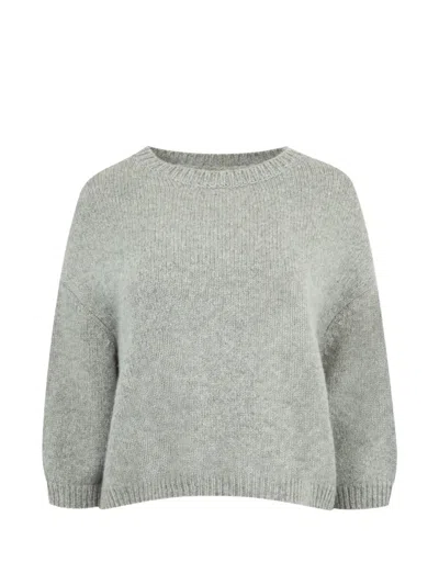 Khaite Sabina Sweater In Gray