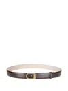 Khaite Saddle Belt In Brown