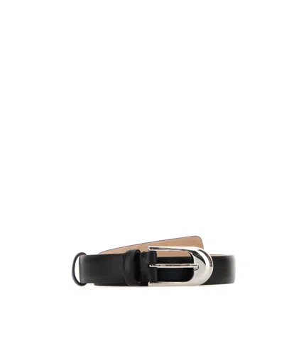 Khaite Saddle Buckled Belt In Green