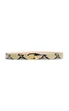 Khaite Saddle Python-effect Leather Belt