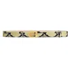 Khaite Saddle Snakeskin Embossed Leather Belt In Neutral