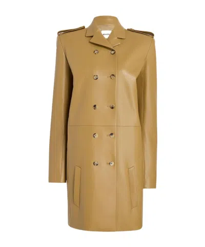 Khaite Sadra Coat In Brown
