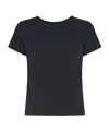 Khaite Samson Cotton Knitted T-shirt In Black