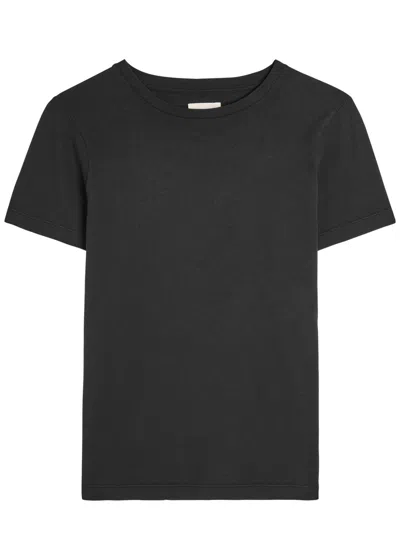 Khaite Samson Cotton T-shirt In Black