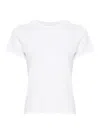 Khaite Womens White Mae Brand-patch Cotton-jersey T-shirt In Blanco