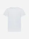 Khaite Devra Cotton Blend Jersey T-shirt In White