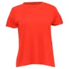 Khaite Samson Tee In Orange Viscose In Red