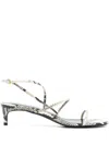 Khaite Sandal T/low Natural Relief Straps
