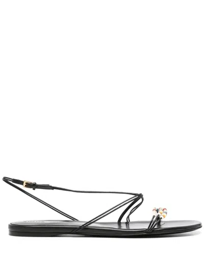 KHAITE SANDALEN MIT PERLEN