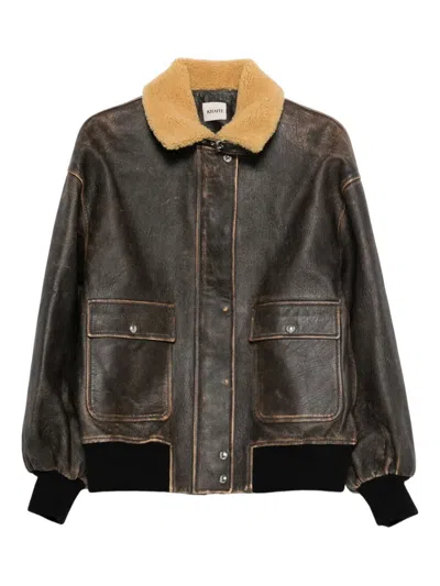 Khaite "sandor" Leather Jacket