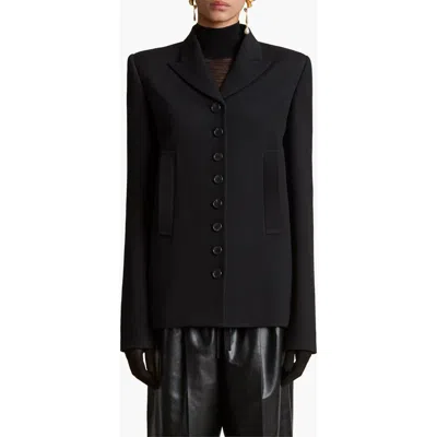 Khaite Saraphina Jacket In Black