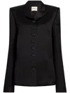Khaite Saraphina Jacket In Black